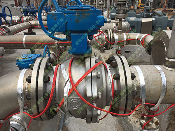內(nèi)蒙古蒙維科技有限公司管道、罐體電伴熱保溫1